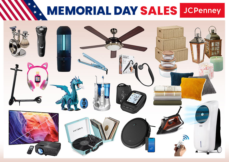 JCPenney Memorial Day Home Appliances and Electronics Sale