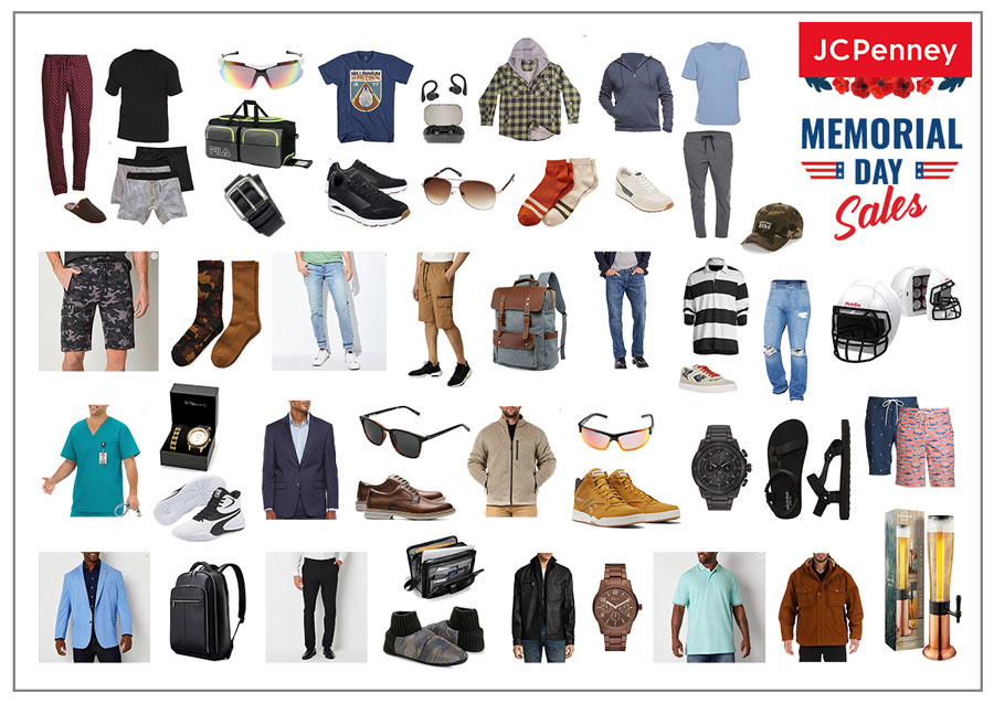 JCPenney Memorial Day Men's Clothing Sale