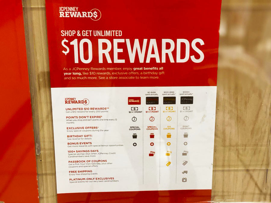 Rewards at JCPenney