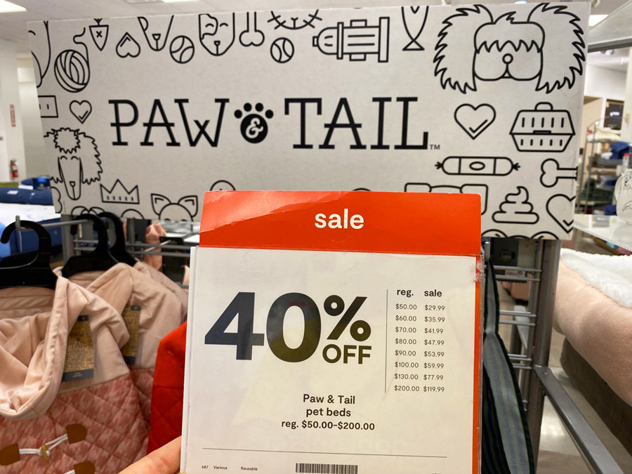 JCPenney's Paw & Tail Collection at 40% Off