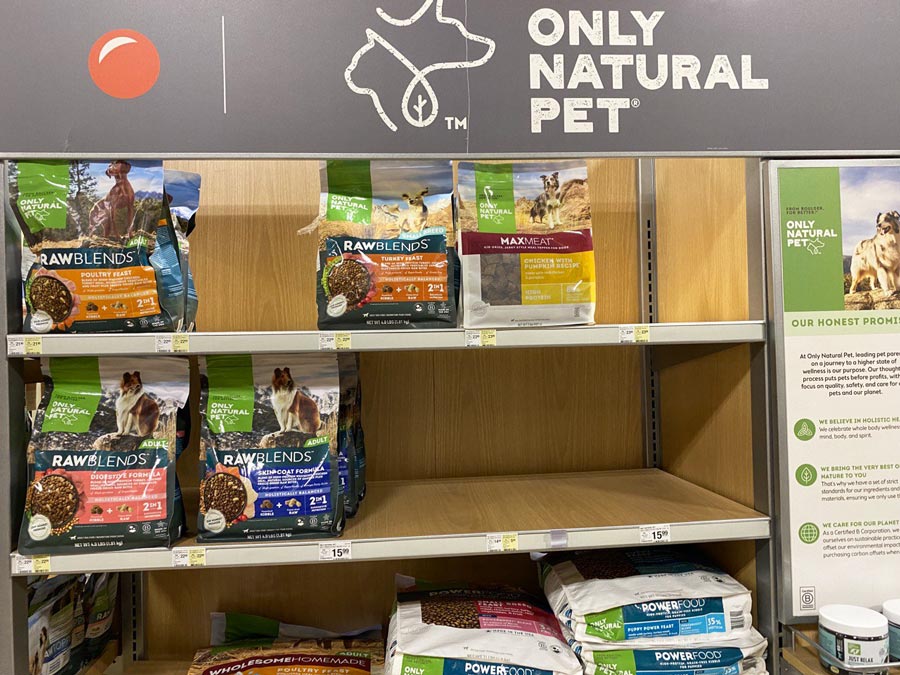 Only natural pet maxmeat dog outlet food