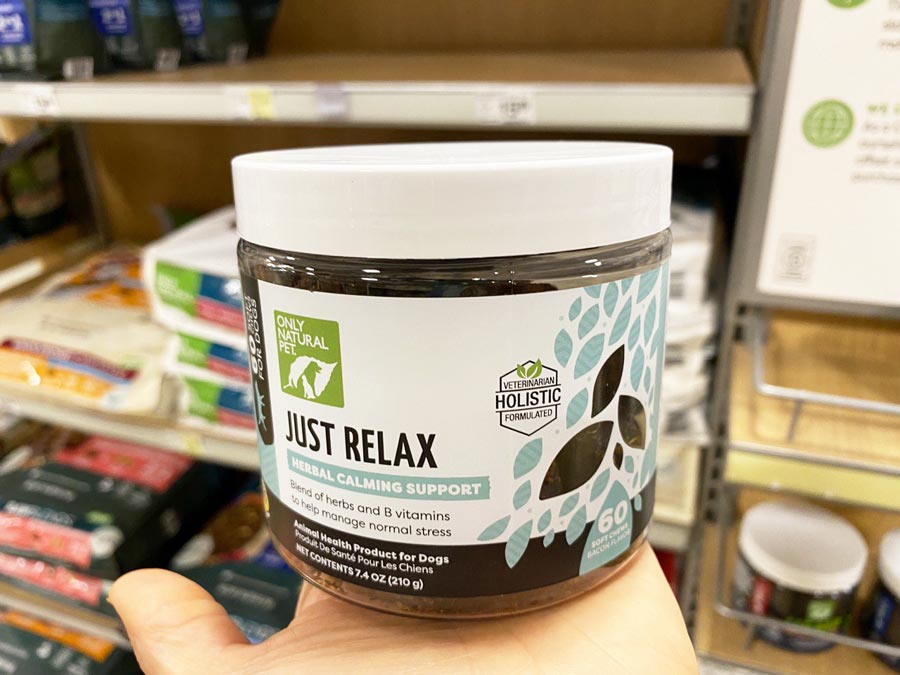 Only Natural Pet Just Relax Herbal Calming Soft Chews