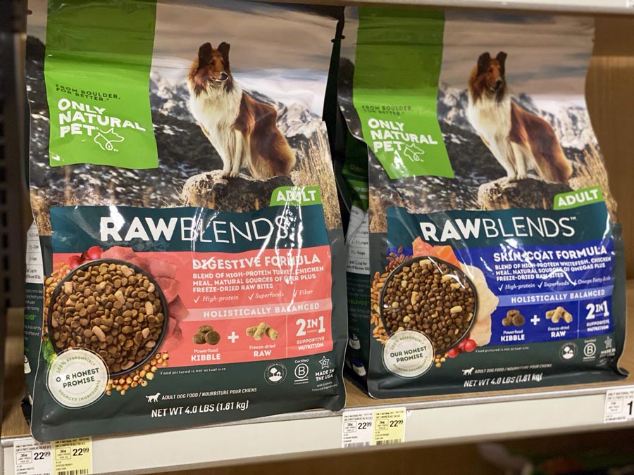 Only Natural Pet Raw Blends Dog Food