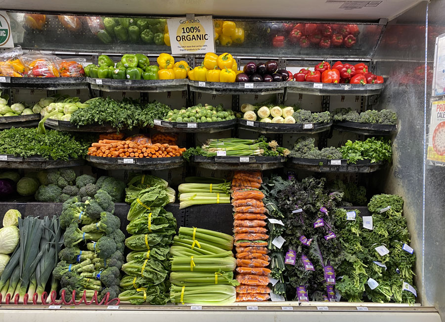 Organic Fruits and Vegetables at Goodwin's Market