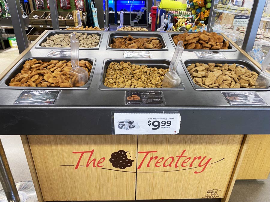 Petco dog shop treat bar