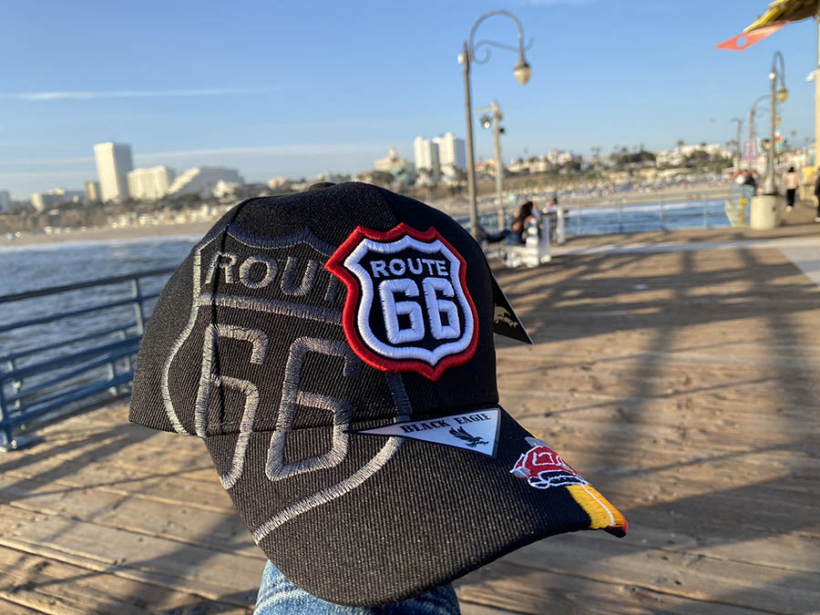 Santa Monica the Route 66 cap