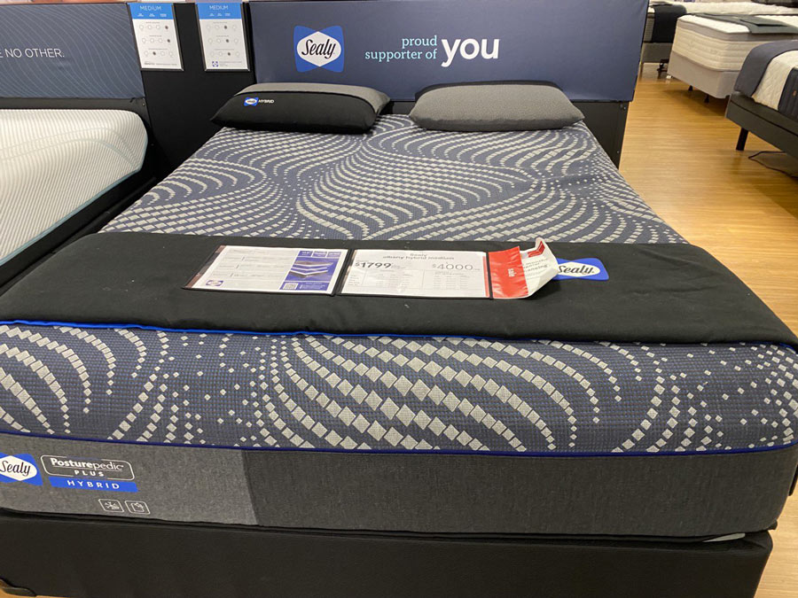 Sealy Posturepedic Plus Hybrid Albany Medium Full Mattress at JCPenney