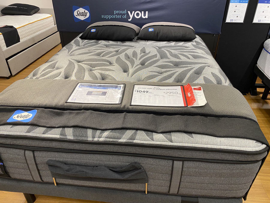 Jcpenney sealy on sale posturepedic mattress