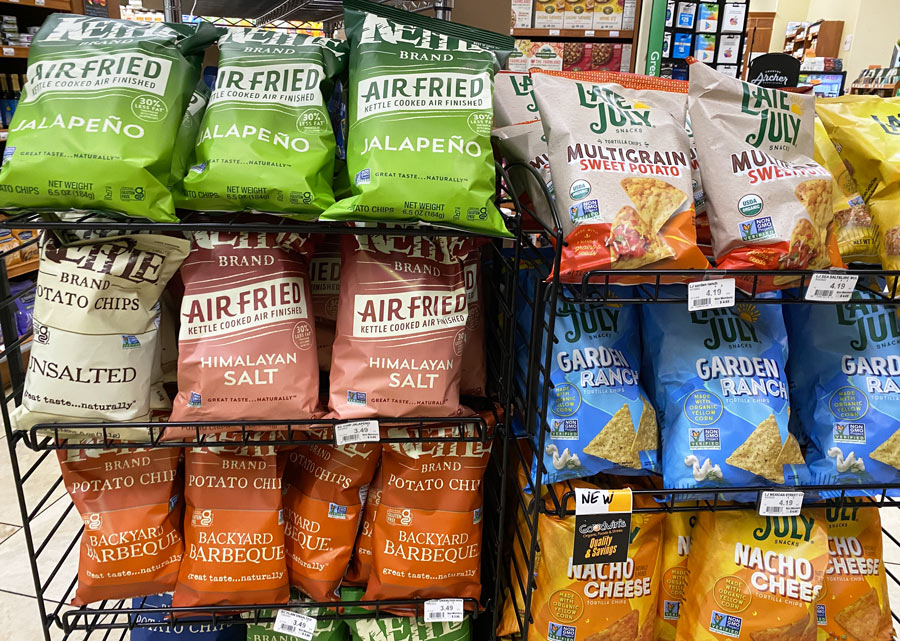 Snacks at Goodwin's Organics Market