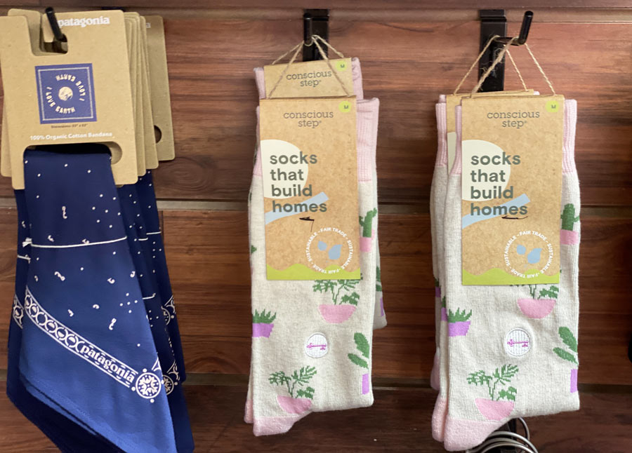 Socks with a Southwestern Design