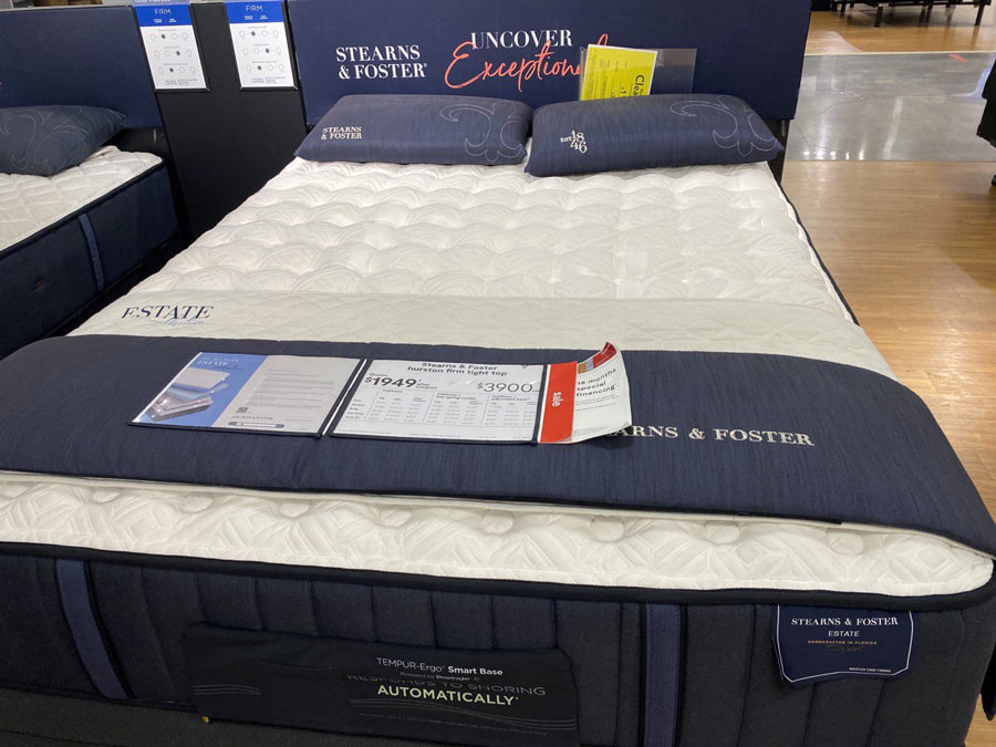 Stearns and Foster® Hurston Firm Tight Top Mattress on Sale at JCPenney
