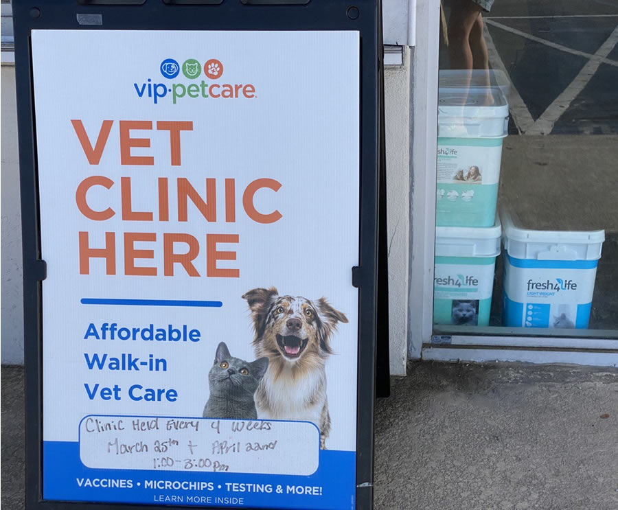 Petsmart best sale vip clinic