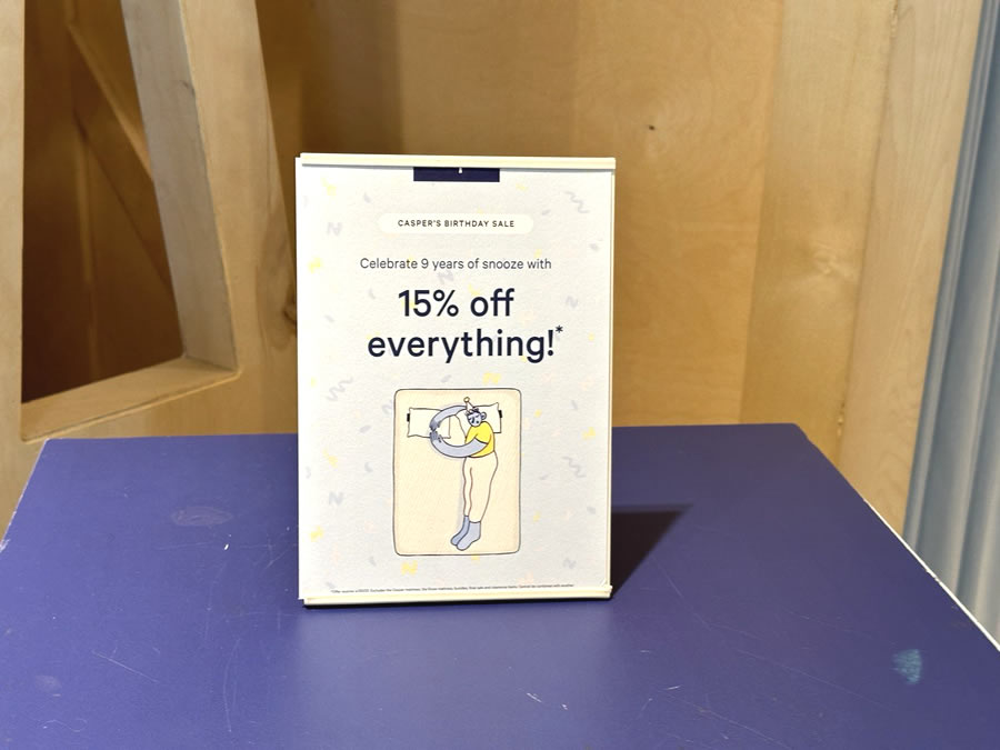 15% Off Everything - Casper Birthday Sale