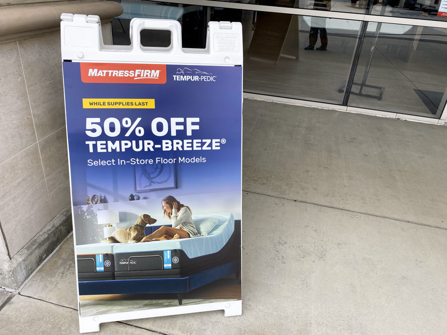 50% off Tempur-Breeze Mattresses at Mattress firm