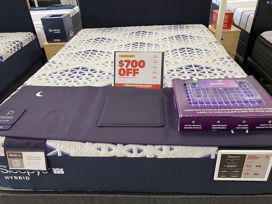 $700 off Sleepy's King Mattress