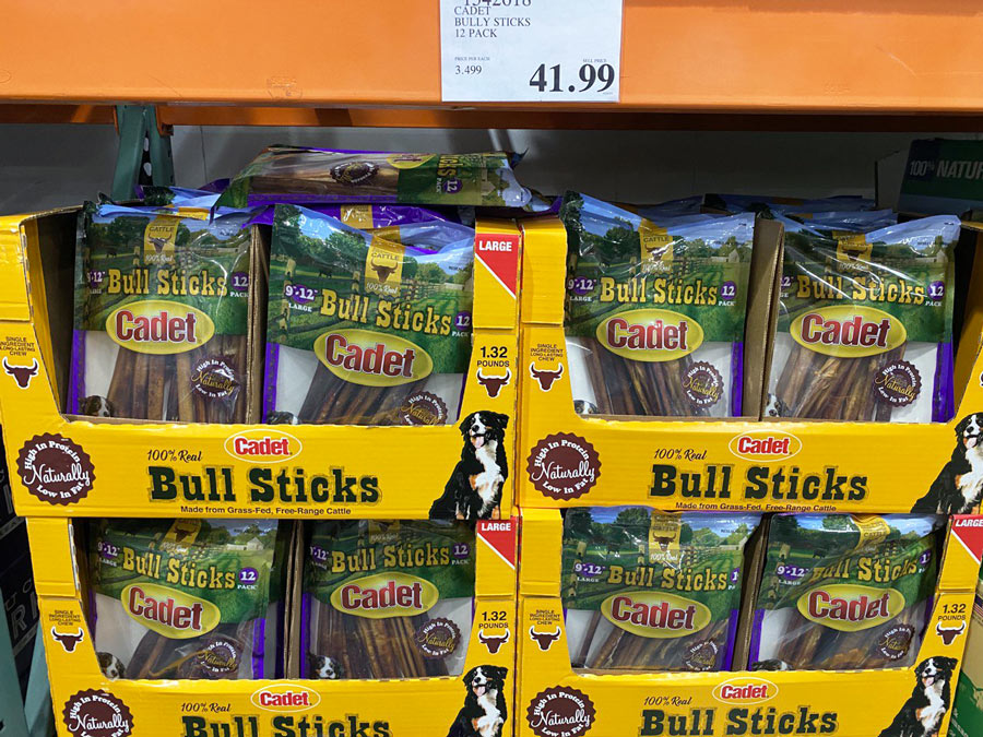 Cadet Bully Stick Variety 9 -12 2-pack - Costco