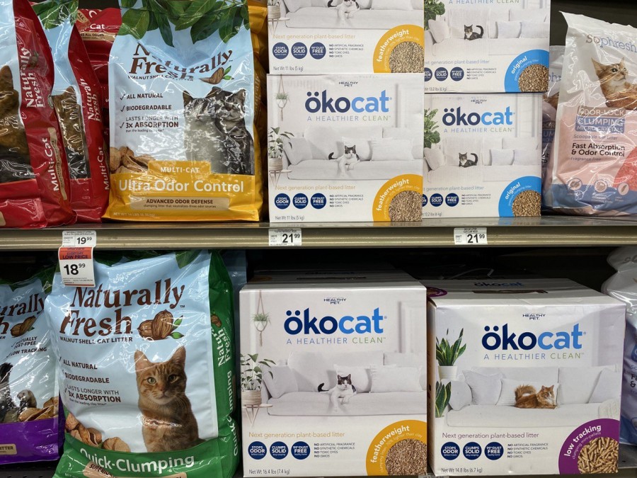 Get your kitty litter essentials at Petco! 