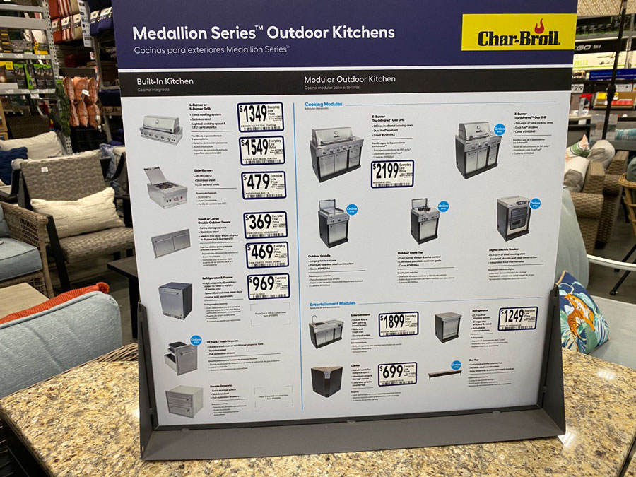 Char-Broil Built-In Outdoor Kitchen Medallion Series