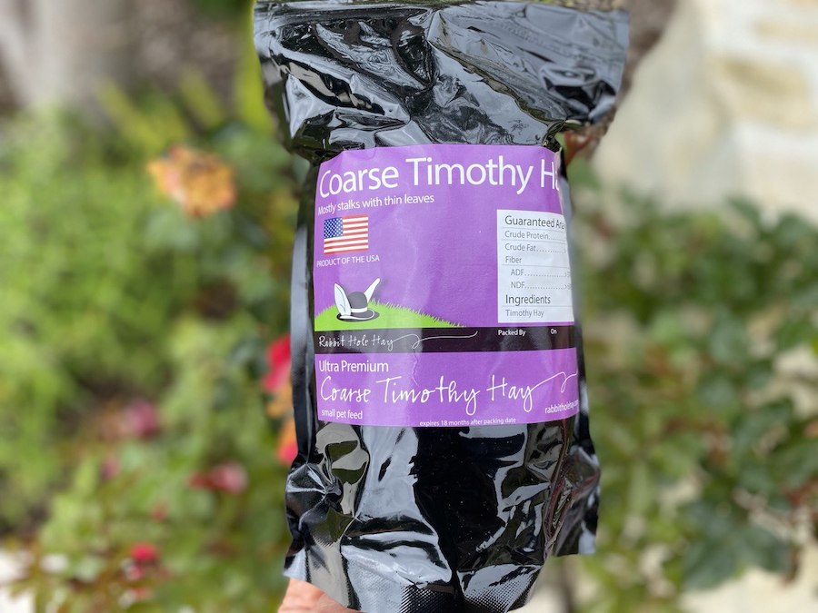 Hand Packed Coarse Timothy Hay Small Animal Food