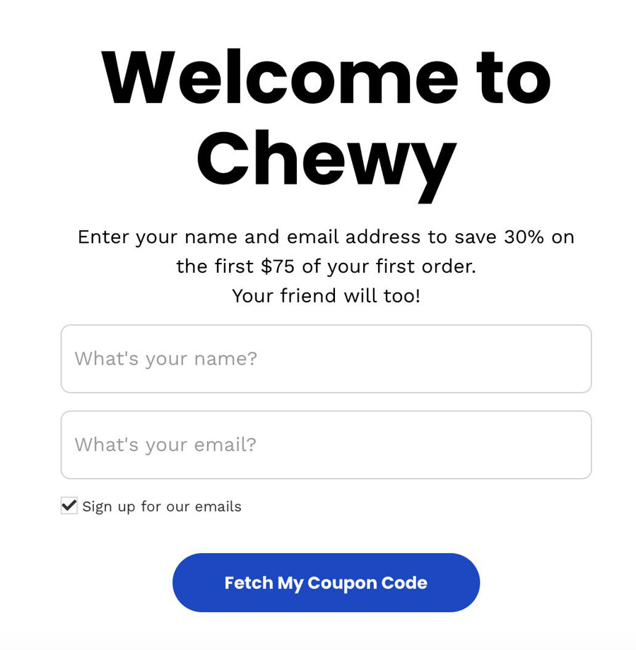 Chewy Referral Program