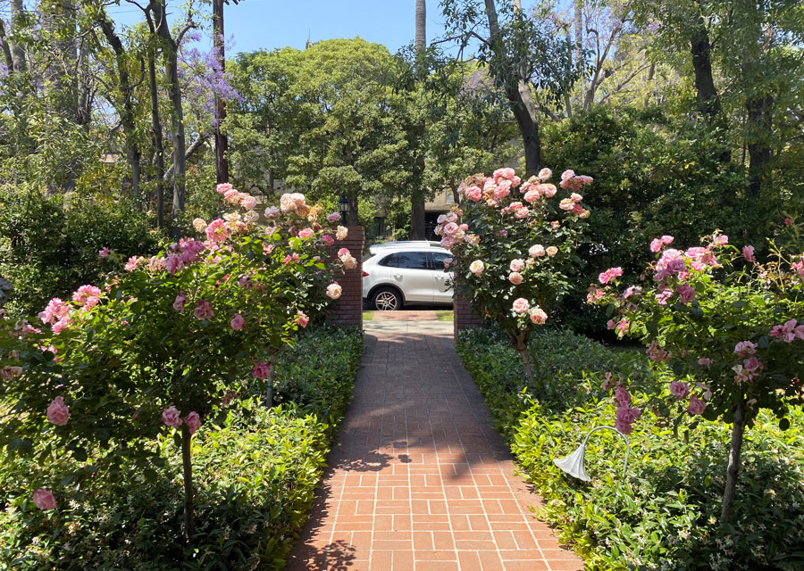 Entrance to the Bissell House Bed in Breakfast Hotel.