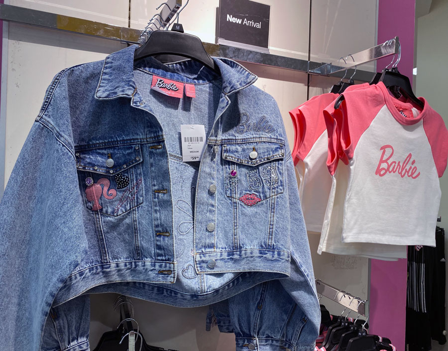You can buy Forever 21 fashions at JCPenney that have been specially designed for younger Barbie fans.