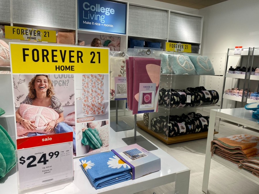 Deck out your dorm room in style with Forever 21's Home Line, now available at JCPenney.