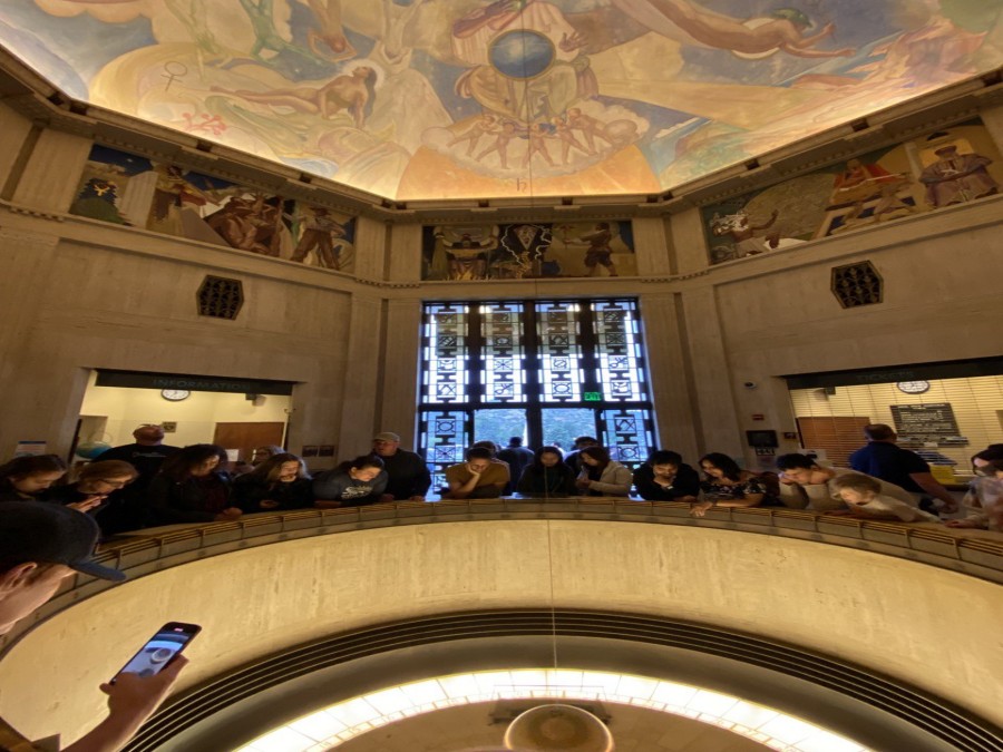 Assessing the Brilliance of Griffith Observatory's Frescoes