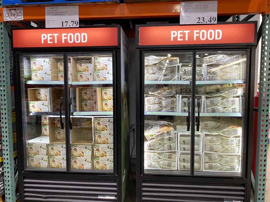 Fresh Pet Dog Food Refrigerated at Costco
