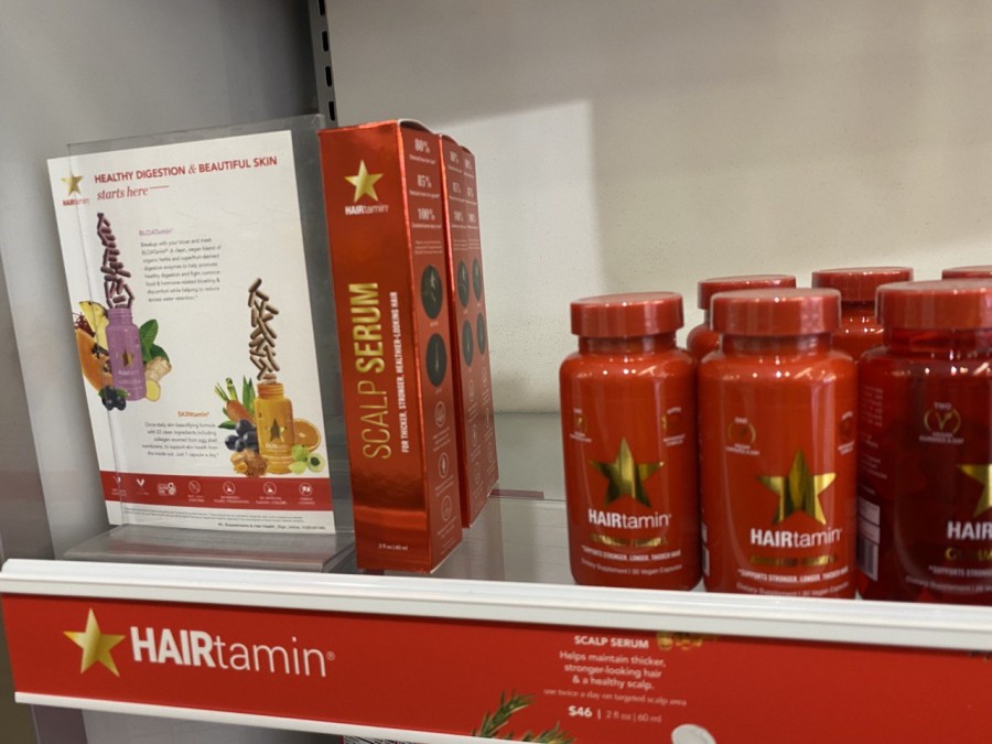 Try HAIRtamin for short, brittle, thinning, or dull hair.