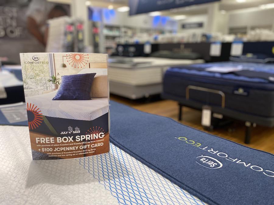 Get your best night's sleep with JCPenney's 4th of July mattress sale.