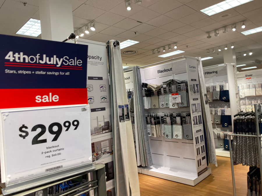 Discover a wide range of window treatments at JCPenney's 4th of July Sale.