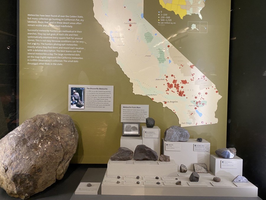 Meteorite cluster discovered in California.