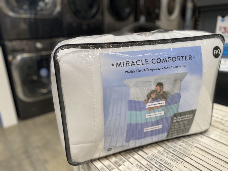 Miracle Comforter with the world's first 3-temperature zone comforter