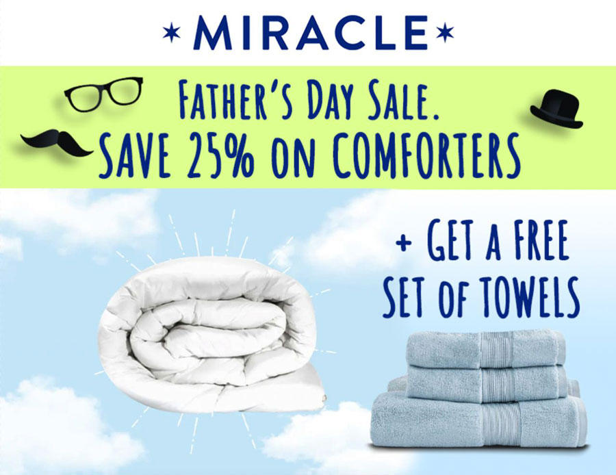 Miracle Sheets Father's Day Coupon