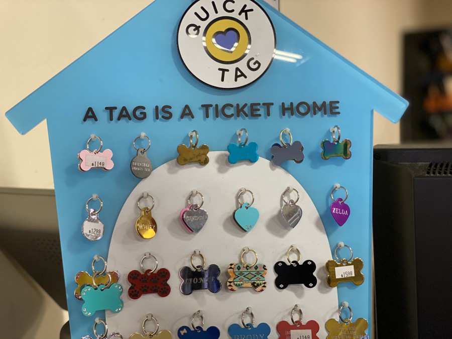 Quick tag: start your pet's path to a forever home.