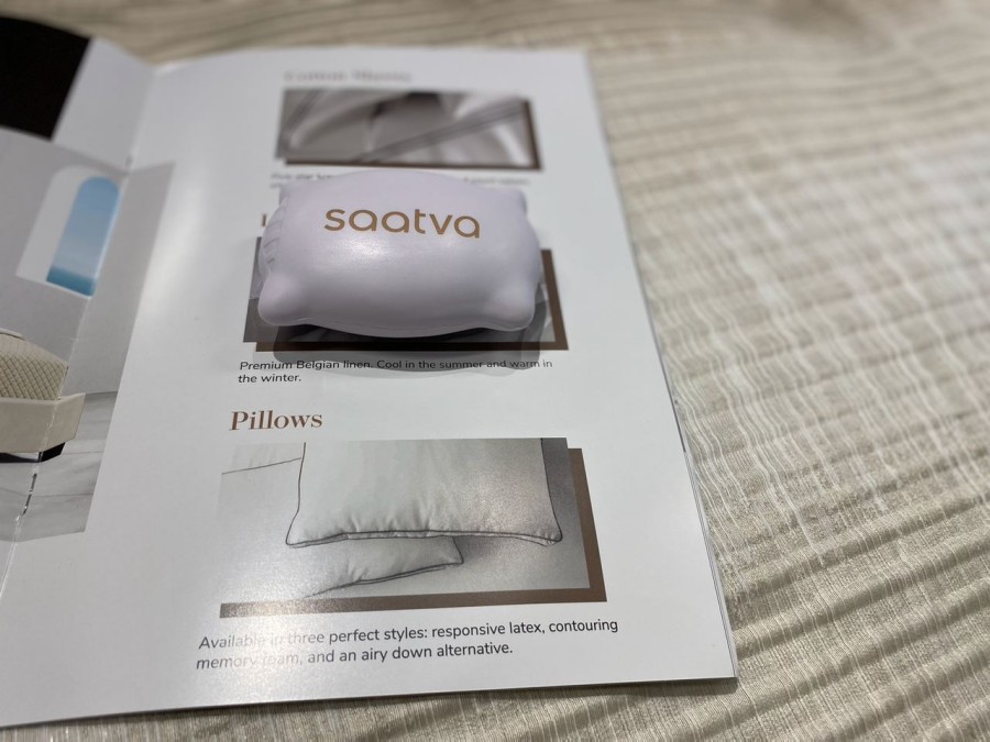 Saatva Pillows Booklet