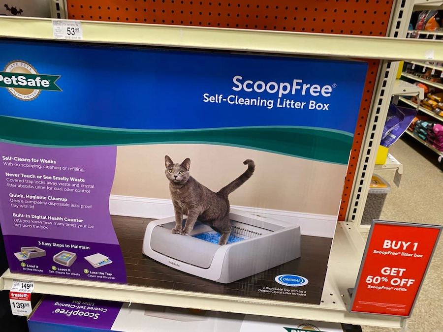 ScoopFree self-cleaning litter box