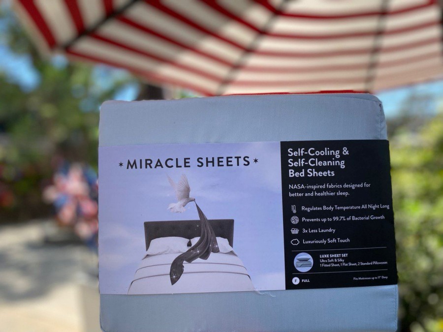 Luxurious sleep made easy with Miracle Sheets.