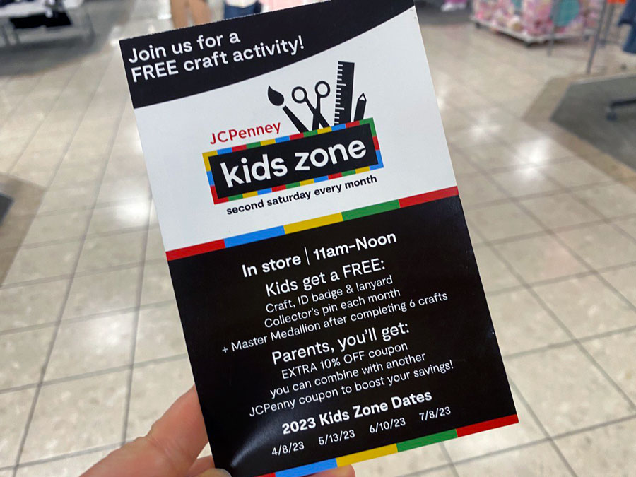 Summer Crafts for Kids at JCPenney Kids Zone