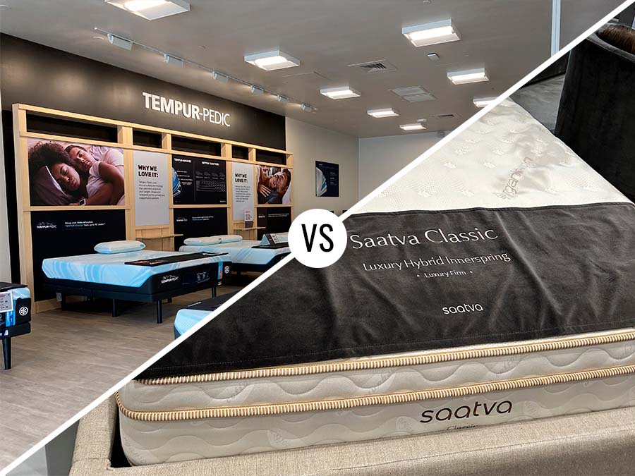 Saatva vs. Tempur-Pedic Mattress