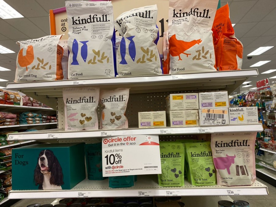 Save 10% on Kindfull dog products with Circle offer on Target App.