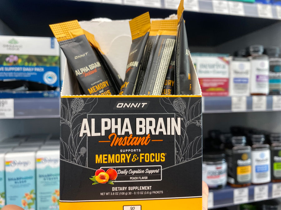 Experience Cognitive Enhancement On-the-Go: Alpha Brain in Portable Packets