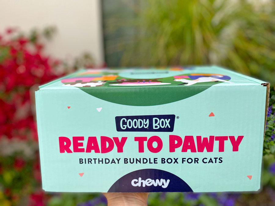 Chewy's BDay Goody Box for Cats
