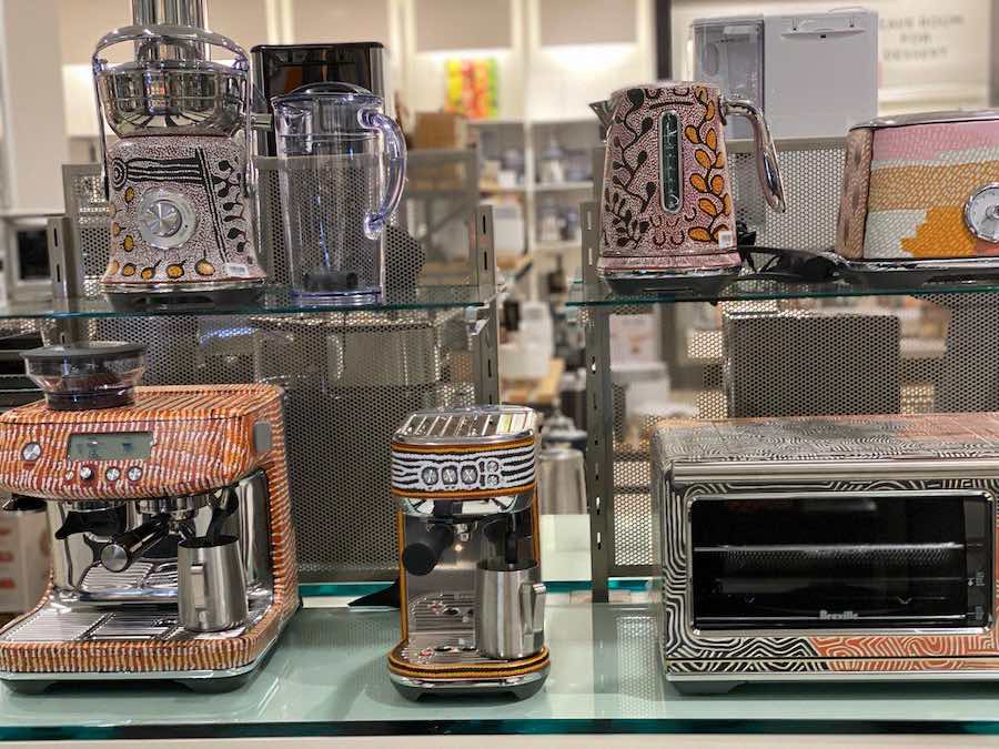 Celebrate the rich cultural heritage of Australia with Breville's limited edition appliances. Each piece showcases the unique artwork of talented Aboriginal artists.