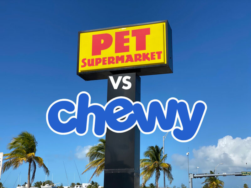 Chewy vs. Pet Supermarket SuperMall