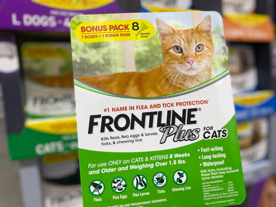 Frontline is a top recommended product by veterinarians