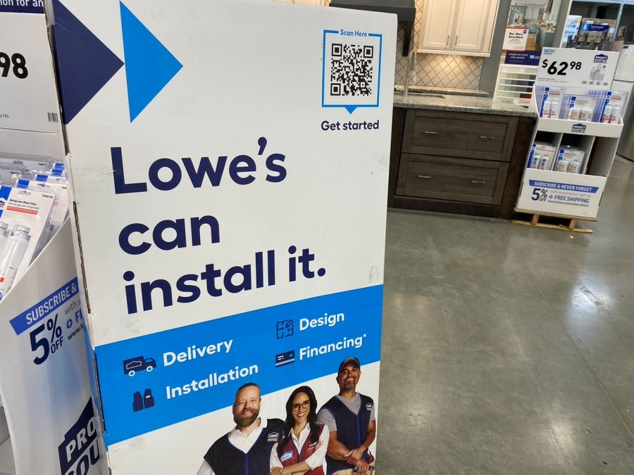 Get Lowe's to install your furniture.