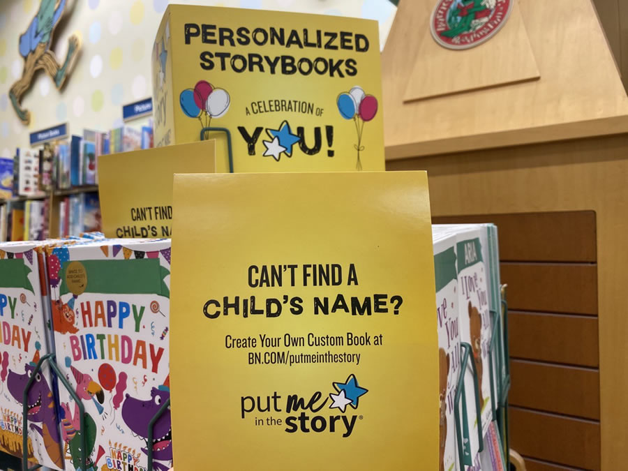 Create a unique and personalized book for your child's name at Personalization Mall.