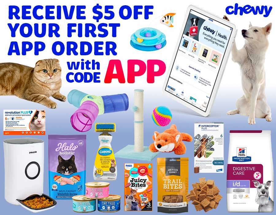 Make every day delightful for your pets with Chewy's special offers! 